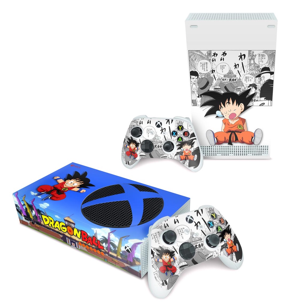 Adesivo Skin Xbox Series S e dois Controles Dragon Ball Z b4 em Promoção na  Americanas