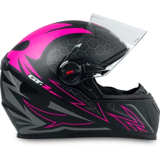 Capacete Para Moto Fw3 Gt2 Rosa Tamanho 58