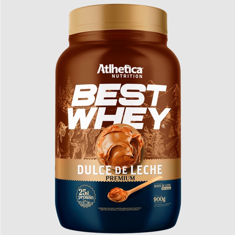 Best Whey Protein Dulce de Leche Premium 900g - Atlhetica