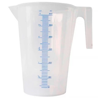 Jarra Graduada com Escala Branca 3L 2166 BREMEN em Oferta na Shopee