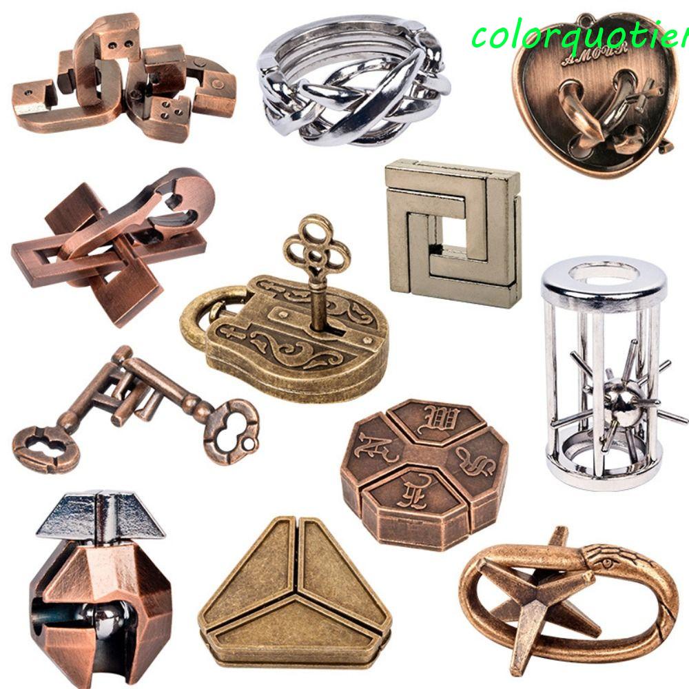 Fio Crianças E Adultos 3D Metal Puzzle Cérebro Teaser Puzzles