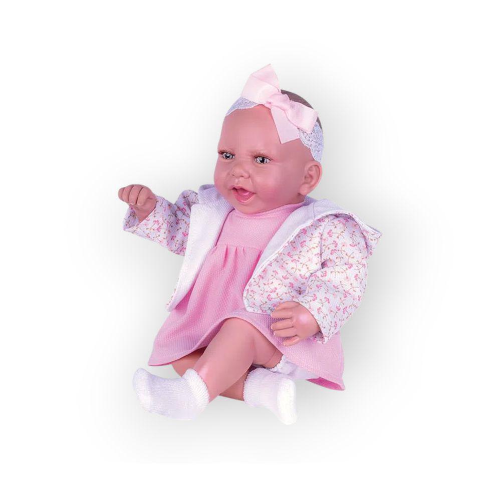 Boneca Bebê Reborn Abigail 48cm Corpo de Silicone