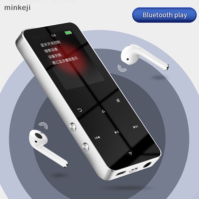 minkeji MP4 Player Com Bluetooth Chave De Toque Do Alto-Falante Embutido FM Radio Video br