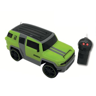 Carrinho Controle Remoto Red Shark 3 Funções Verde - Candide