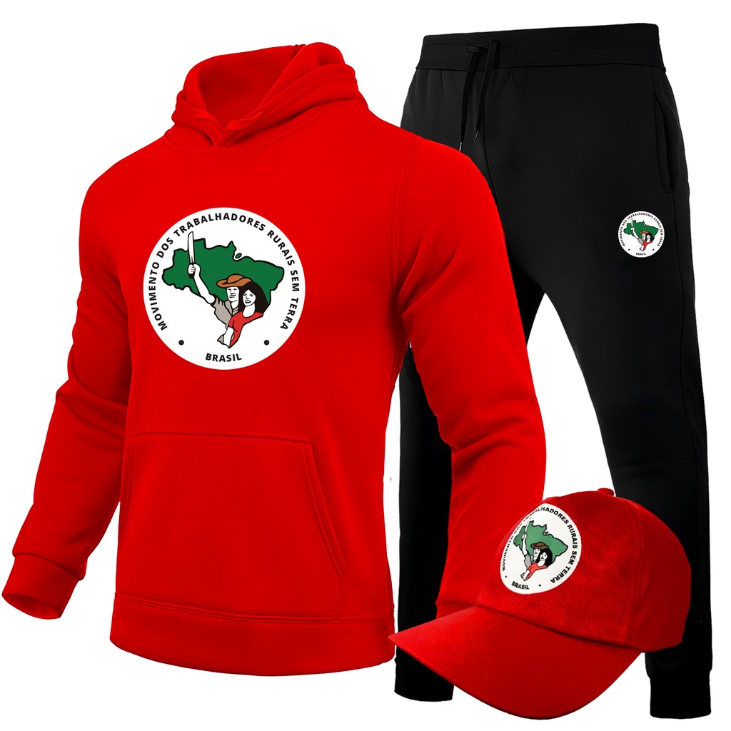 Conjunto Moletom unissex ORIGINAL MST- Movimento Sem Terra
