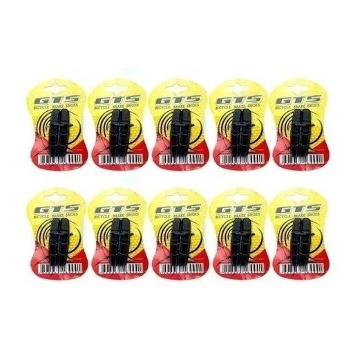 10 Par Sapata Freio Bicicleta Bike Gts V-brake Orbital 70mm
