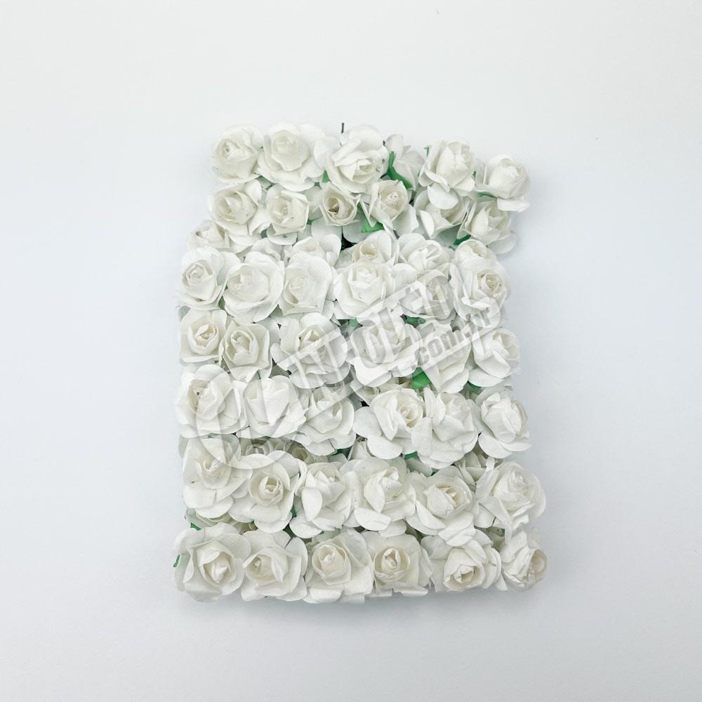 Mini Flor de Papel Branco - 72 unidades | Shopee Brasil
