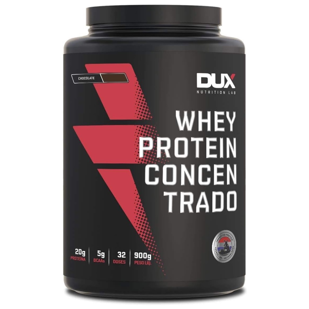 Whey Protein Concentrado Chocolate de 900g Dux Nutrition