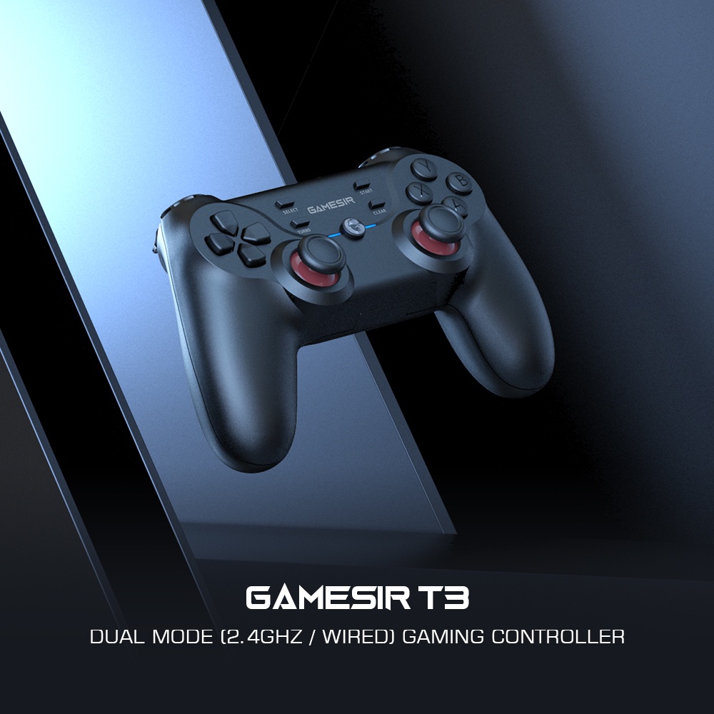 GameSir T3 Sem Fio Gamepad Game Controller PC Joystick para Android TV Box Desktop Computador Portátil Windows 7 10 11