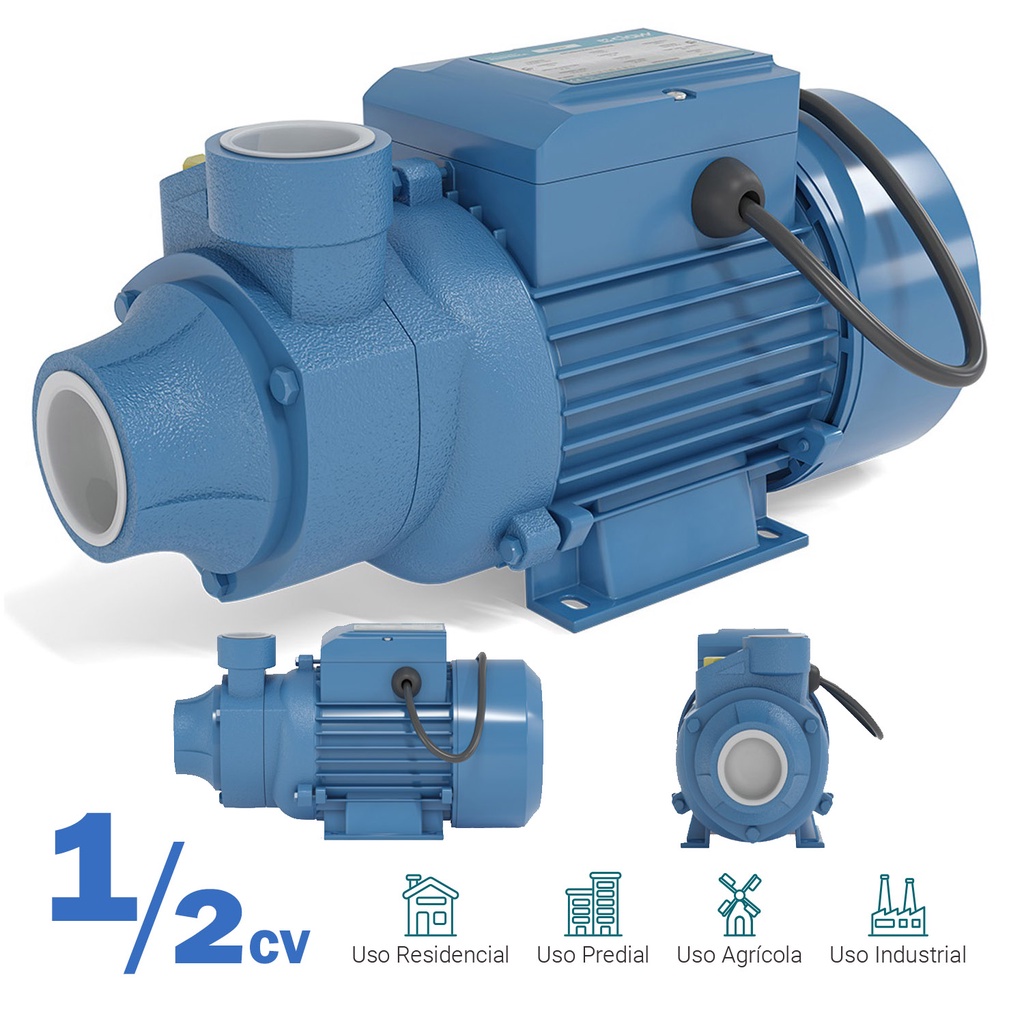 Bomba Periférica Agua Limpa Monofásica 0,5cv Até 19mca Claw