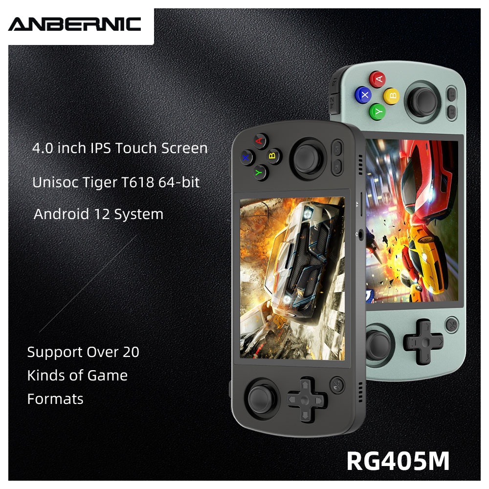 ANBERNIC RG405M Console De Jogo Portátil De Metal Android 12 Sistema ...