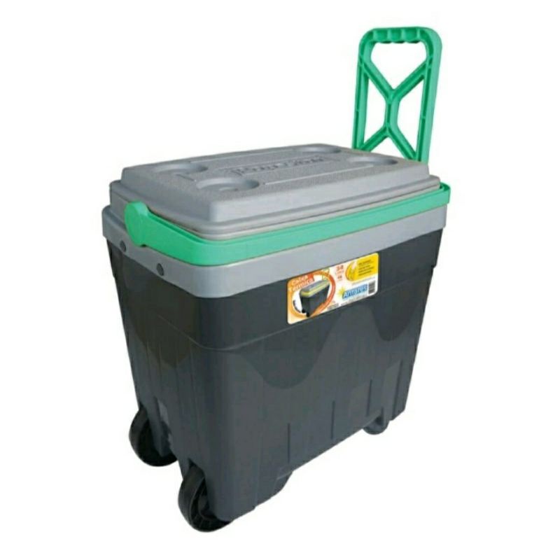 Caixa Termica Cooler Com Rodinhas 34 Litros | Shopee Brasil