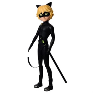 Boneco Articulado Cat Noir em Ação 15cm - Coleção Miraculous - Bandai/Sunny  1641