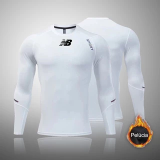 Roupas Íntimas Long Johns Homens Winter Warm Fleece Base Segunda Pele Camisa De Colarinho De Zíper Fundo Térmicas De Outono