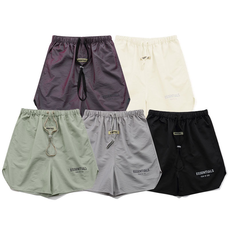 FOG Essentials Men Shorts Edição Perfeita Calças Curtas Hiphop De Algodão