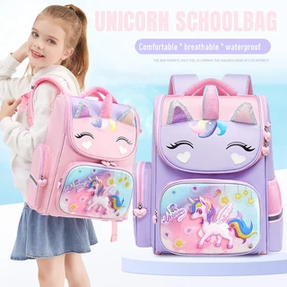 Mochila Unicórnio De Alta Qualidade Sekolah Meninas Infantil Meninos