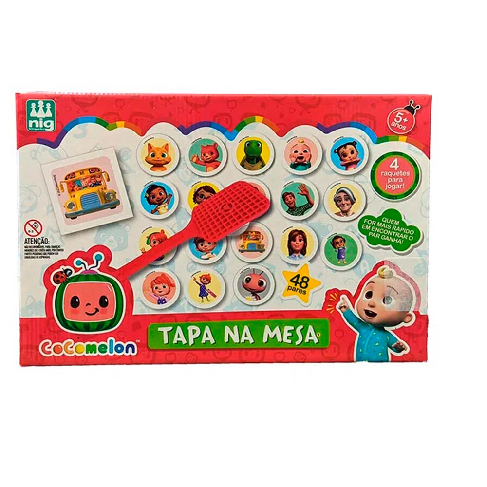Brinquedo Infantil Tapa Na Mesa Galinha Pintadinha Nig - N/A