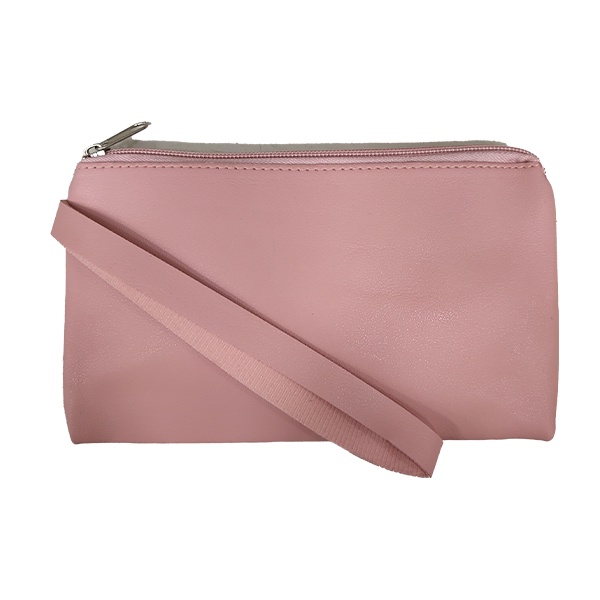 NECESSAIRE / BOLSINHA LISA DE MÃO PRÁTICA