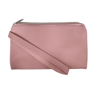 NECESSAIRE / BOLSINHA LISA DE MÃO PRÁTICA