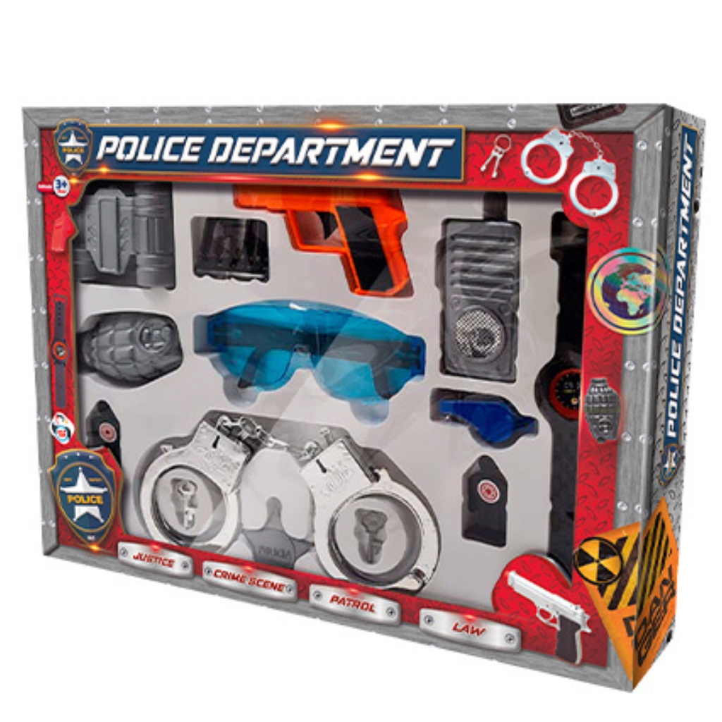 Kit Policial Infantil Police Department 18 Peças 620 - Pica Pau ...