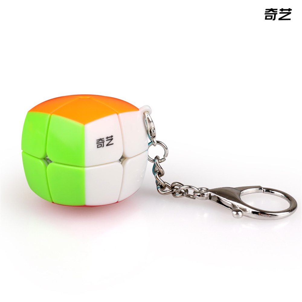 QiYi Keychain Set 2x2 3x3 Magic Cube Puzzle 2x2x2 3x3x3 Jelly