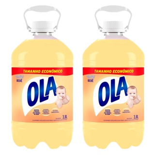Kit 2 Lavas Roupas Ola Bebê 3,8L
