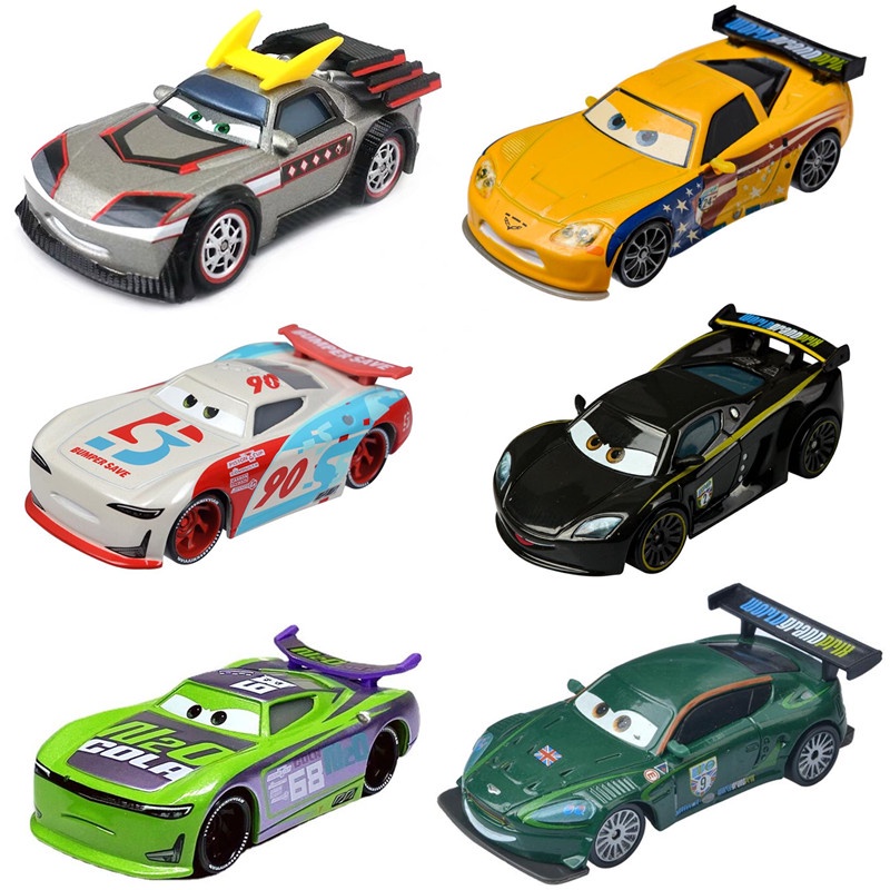 Pixar Cars 3 Relâmpago McQueen Car Racing Drag Party 1 : 55 Diecast Metal Liga Modelo Brinquedos