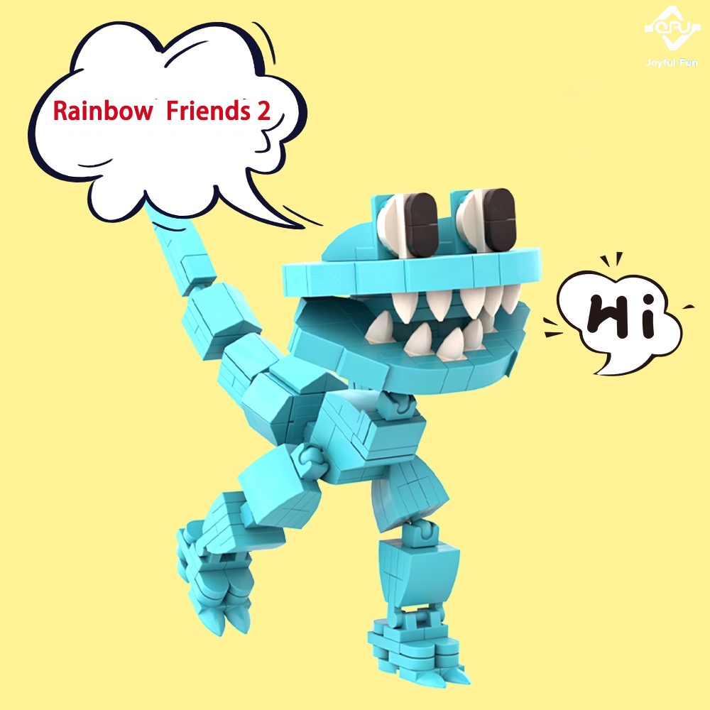 ✨ Amigos Arco-Íris Cyan Rainbow Friend Capítulo 2 Brinquedo De