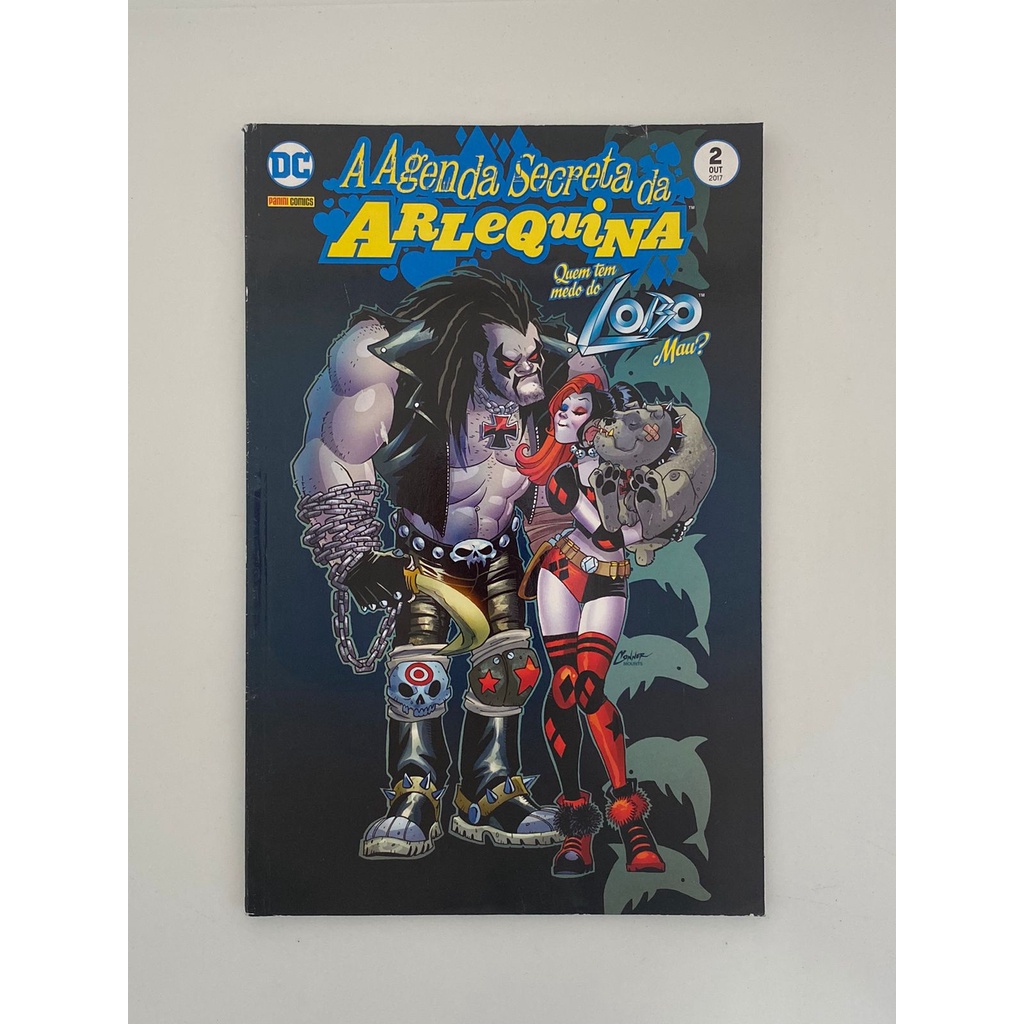 A AGENDA SECRETA DA ARLEQUINA - QUEM TEM MEDO DOLOBO MAU - Nº2 | Shopee ...
