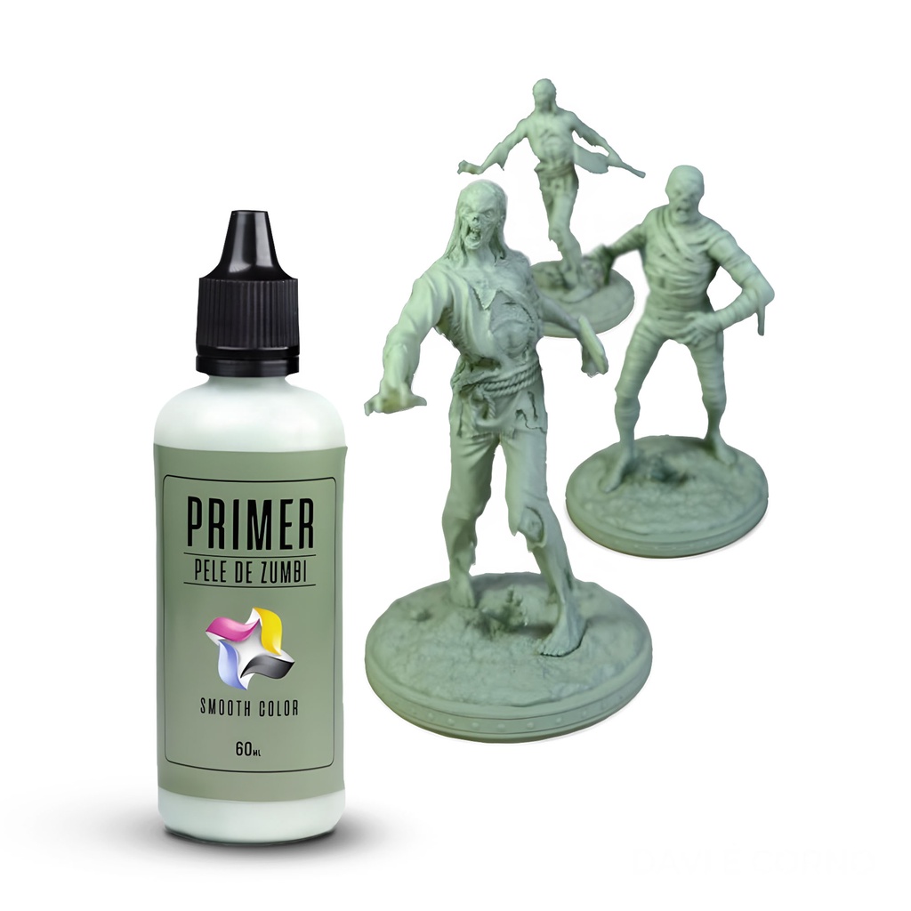 Primer 60ml - Pele de Zumbi - Smooth Color - Pintura Miniaturas RPG