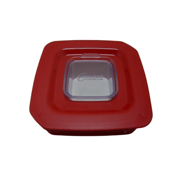 Tampa + Sobretampa da Jarra p/ Liquidificador 1100 Full Oster - Vermelho