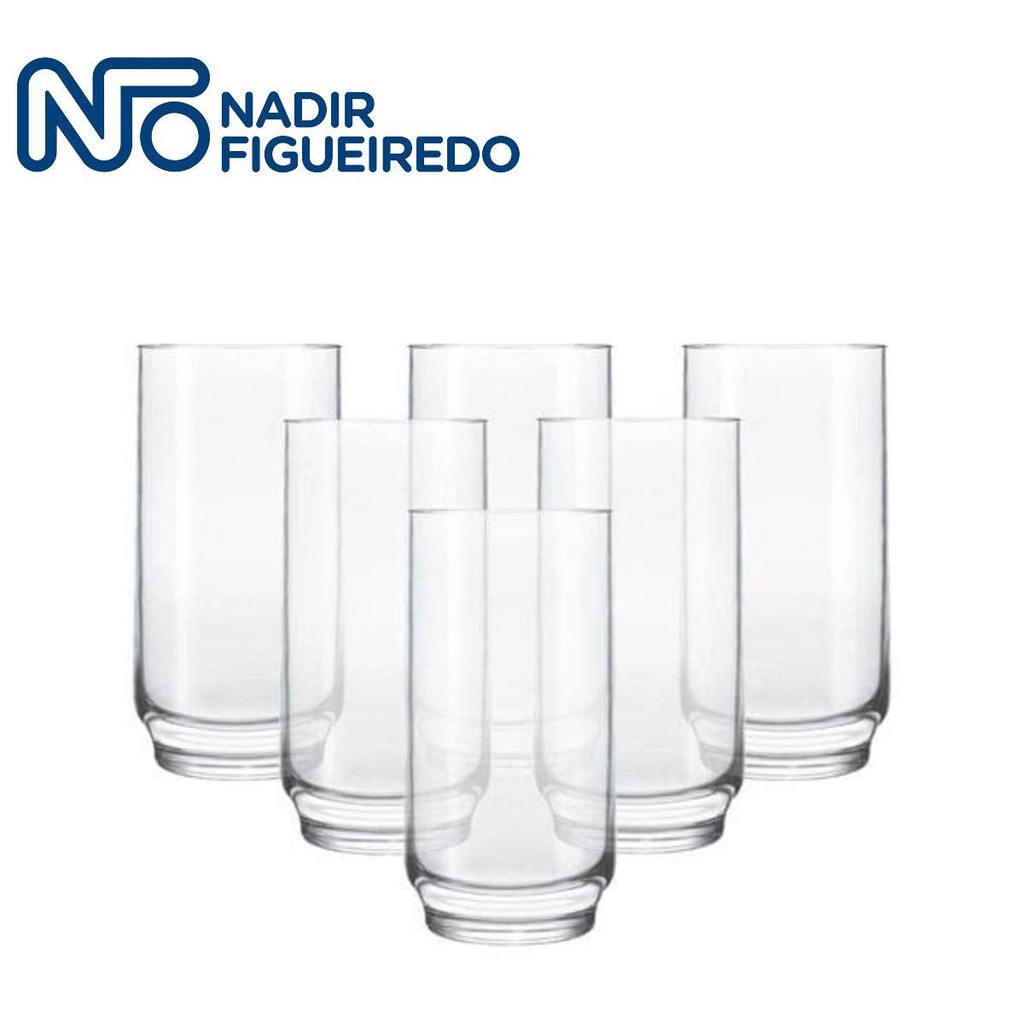 JOGO COPOS NADIR LIGHTS DE VIDRO 300ML - NADIR FIGUEIREDO - DNAC