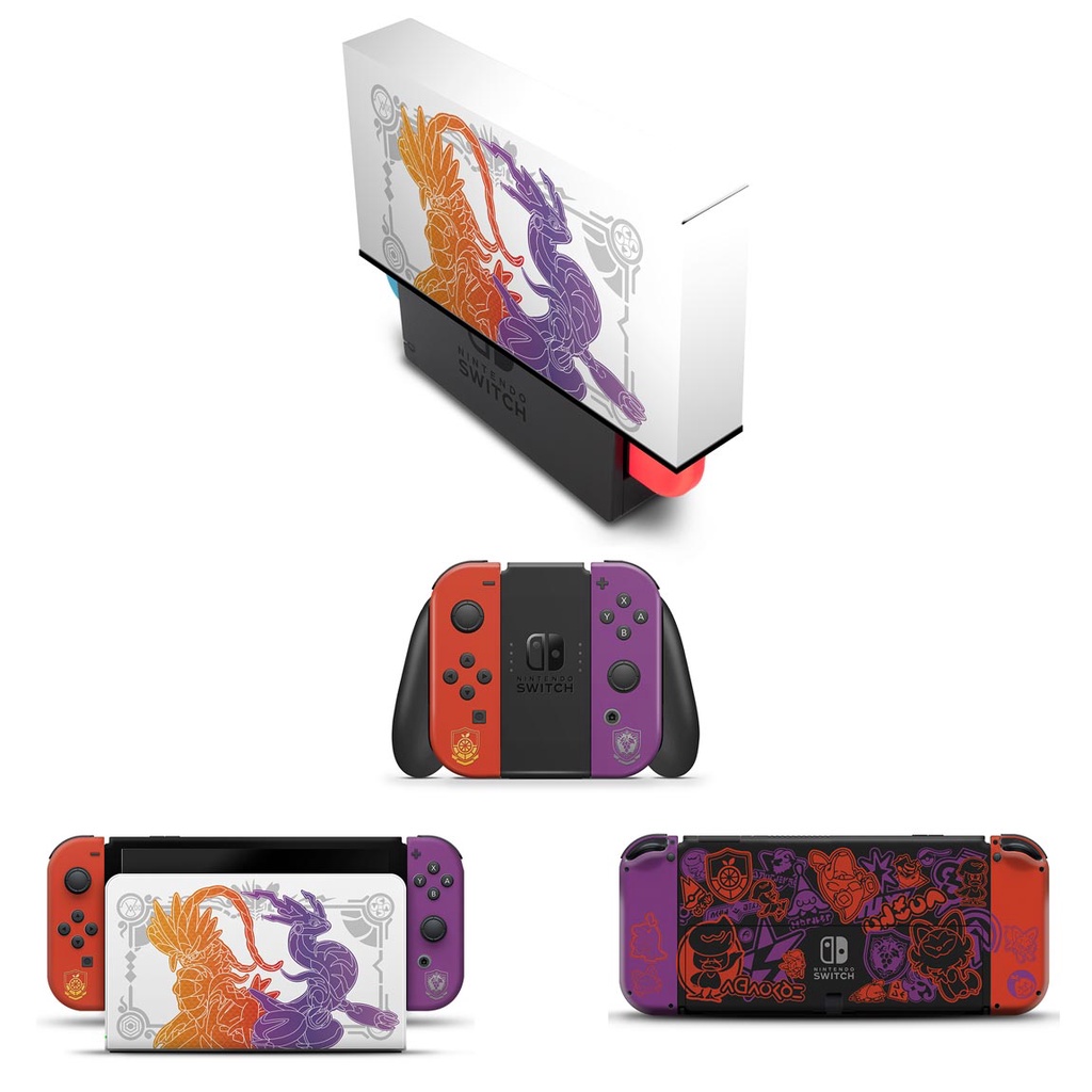 Capa Anti Poeira e Skin Nintendo Switch Oled - Modelo 064