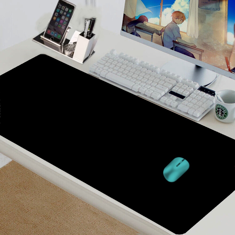 Mousepad Desk Pad Extra Grande 100x30 De Couro e apoio copo