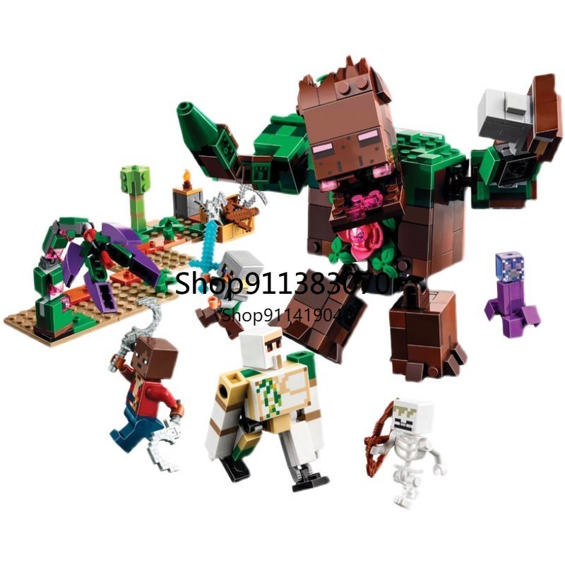 Lindo Boneco Pelúcia Minecraft Pelucia My World Grande Wolf Warden Steve  Creeper Boneca De Pano Brinquedo de Criança