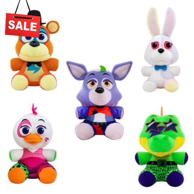 Pelucia five nights at freddys freddy olho preto dtoys