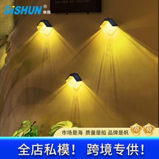 Parede Exterior Luz Solar Luz Solar Luz Solar Luz de Jardim Decoração de Jardim Luz de Parede Exterior Comércio Exterior Novo Estilo