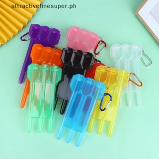 ASPH 1Pc Caixa De Dardo Portátil Universal Transparente Dardos ABS Fivela De Bloqueio De Chave Quente