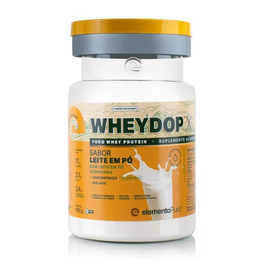 Wheydop X ElementoPuro Whey Protein Concentrado Isolado 900g