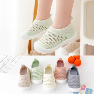 Tênis De Verão De Malha Baby Non Slip First Walkers Sapatos Walking Sneakers Fundo Macio
