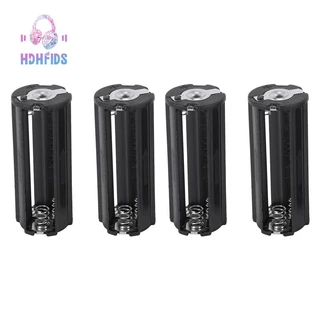 Suporte De Bateria Preto De 4 Unidades Para Tocha De Lanterna De Baterias AAA De 3 x 1.5 V