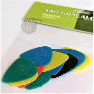 Palheta Nylon 0,80mm Kit C/ 12 Unidades- São Gonçalo