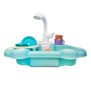 Pia Lava Louça Infantil Aqua Magic Com Acessórios 7802 Braskit