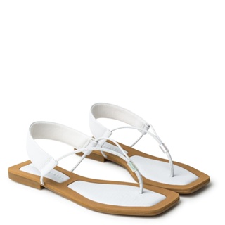 Rasteira Branco Nuvem Conforto