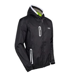Jaqueta Texx Corta Vento Preta Balaclava Verde Neon Impermeavel