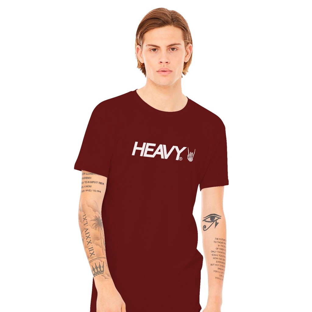T-Shirt Heavy Basic Letters | Shopee Brasil