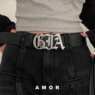 Cinto Estilo Punk Moda Unisexo Europeu E Americano Vintage Personalidade Cintura Homens Mulheres