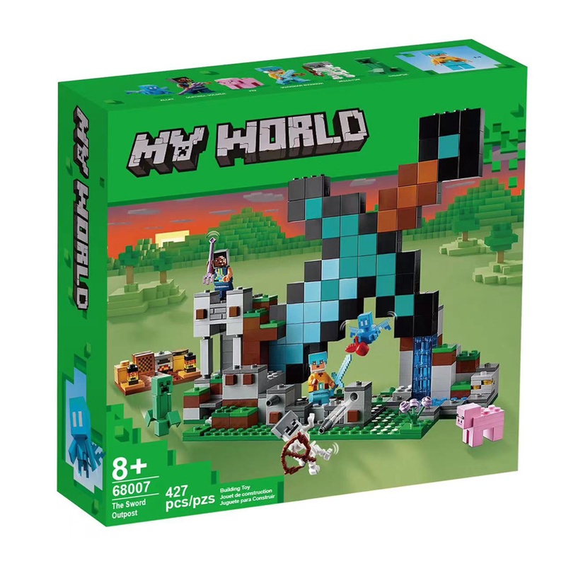 Bonecos My World Minecraft, Brinquedo Generica Nunca Usado 86346893