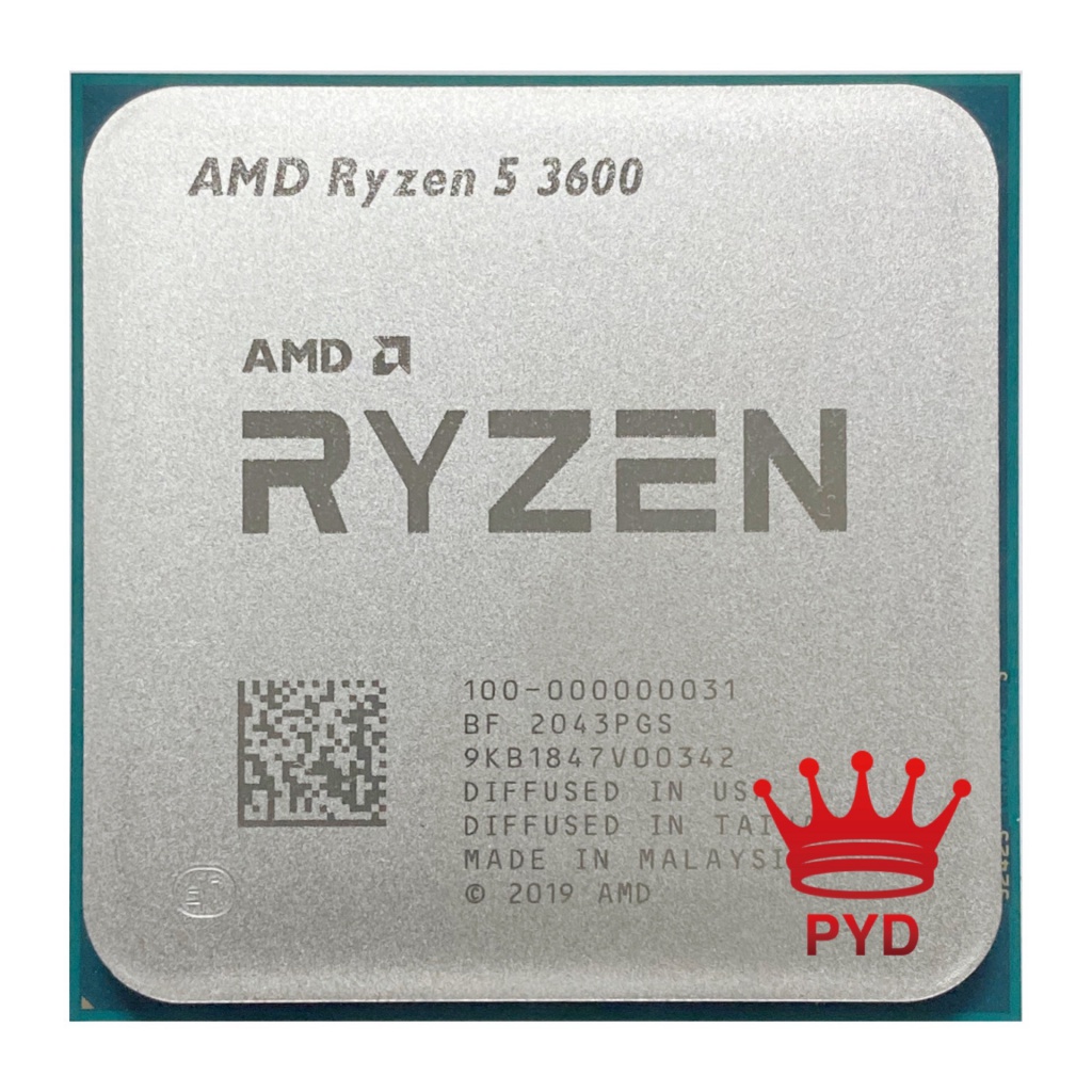 Processador de CPU AMD Ryzen 5 3600 R5 3600 Six-Core Doze-Thread 3.6 ...