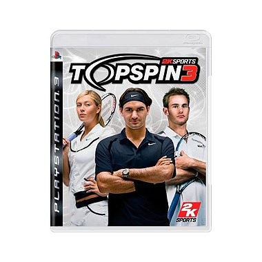 Top Spin 3 PS3 Usado Com Nota Fiscal Mídia Física